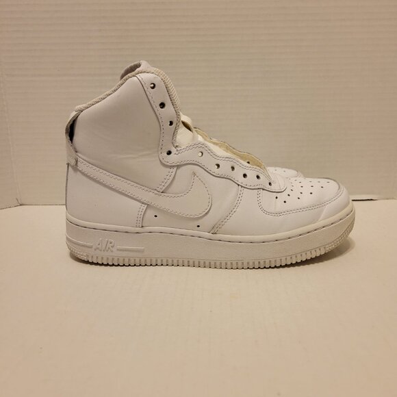 Women's Vintage 2019 Nike Air Force 1 High Top Basketball Sneakers Shoes Size 6 - Picture 3 of 12